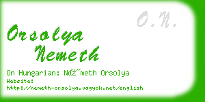 orsolya nemeth business card